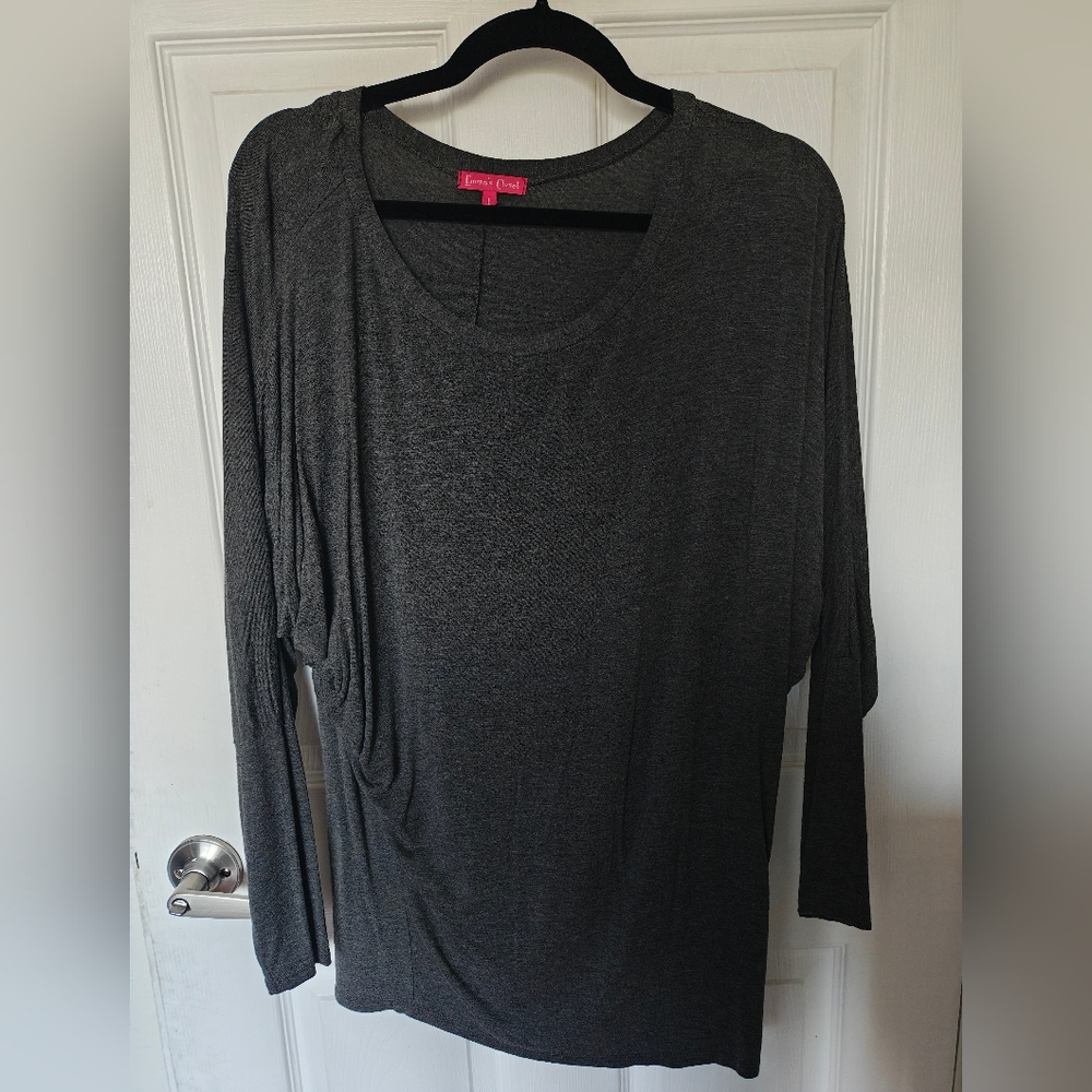 Women's Black Long Sleeve Top